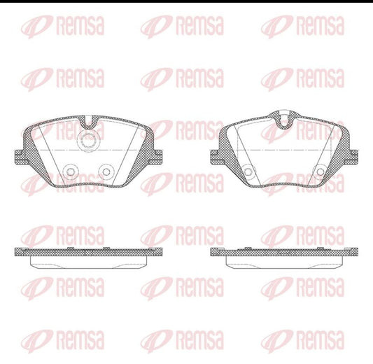 BMW X1 U11, 5 G60 Front Brake Pads - X2031.00 Remsa
