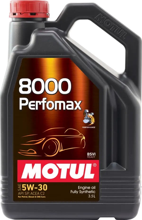Motul 800 Perfomax 5W-30 API SP, ACEA C2 Fully Synthetic Engine Oil 3.5L - Motul