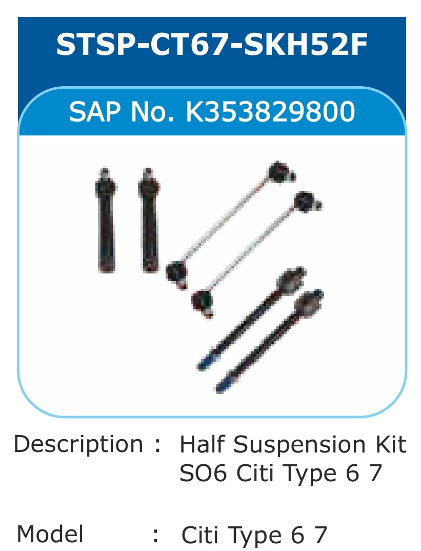 Honda City Type VI, VII Suspension Kit - STSP-CT67-SKH52F Varroc