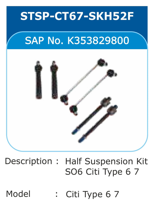Honda City Type VI, VII Suspension Kit - STSP-CT67-SKH52F Varroc