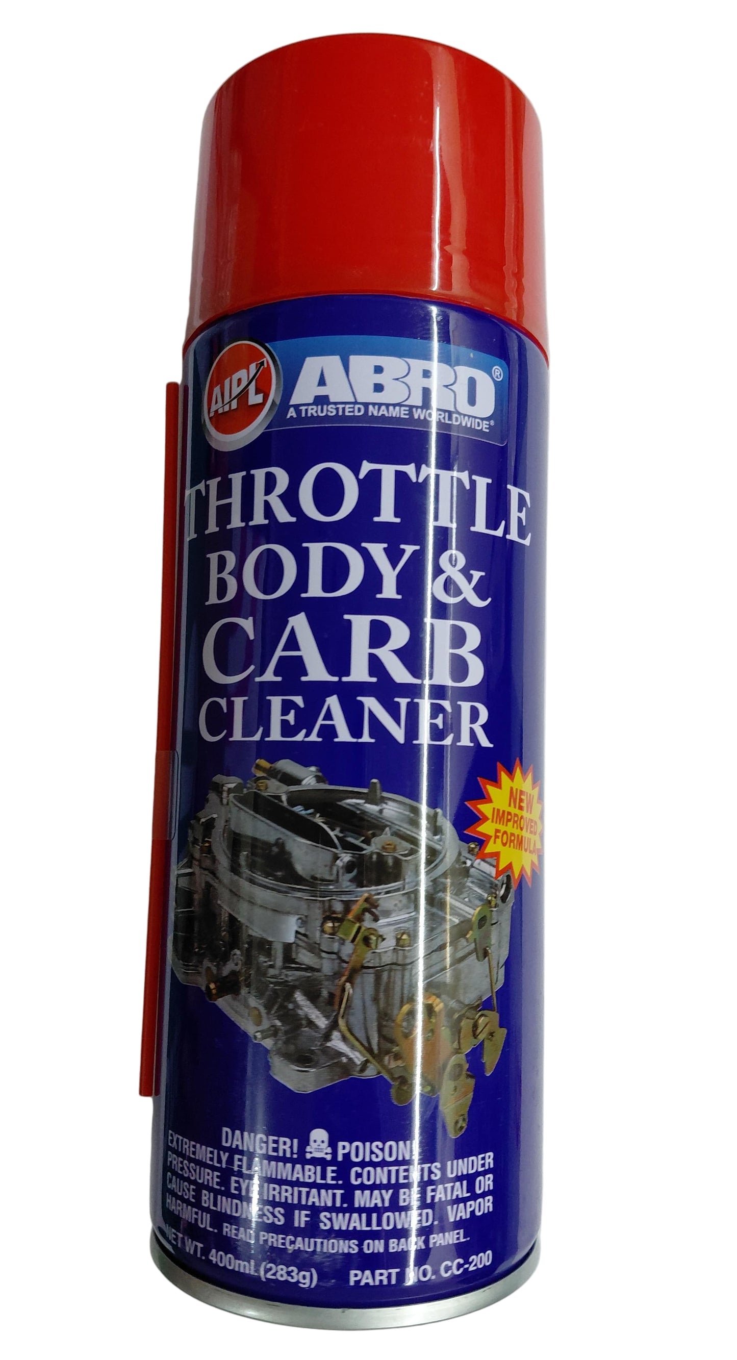 Abro CC-200-400 Throttle Body & Carb Cleaner 400 ml - Aipl Abro