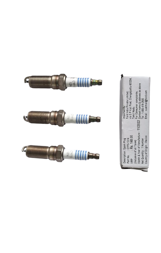 Ford Figo, Figo Aspire Petrol - Spark Plug CYFS-12-N (Set of 3)  - Ford Genuine