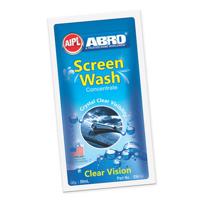 Abro SW-50 Screen Wash 50 ml, Set of 20 Pcs - Aipl Abro