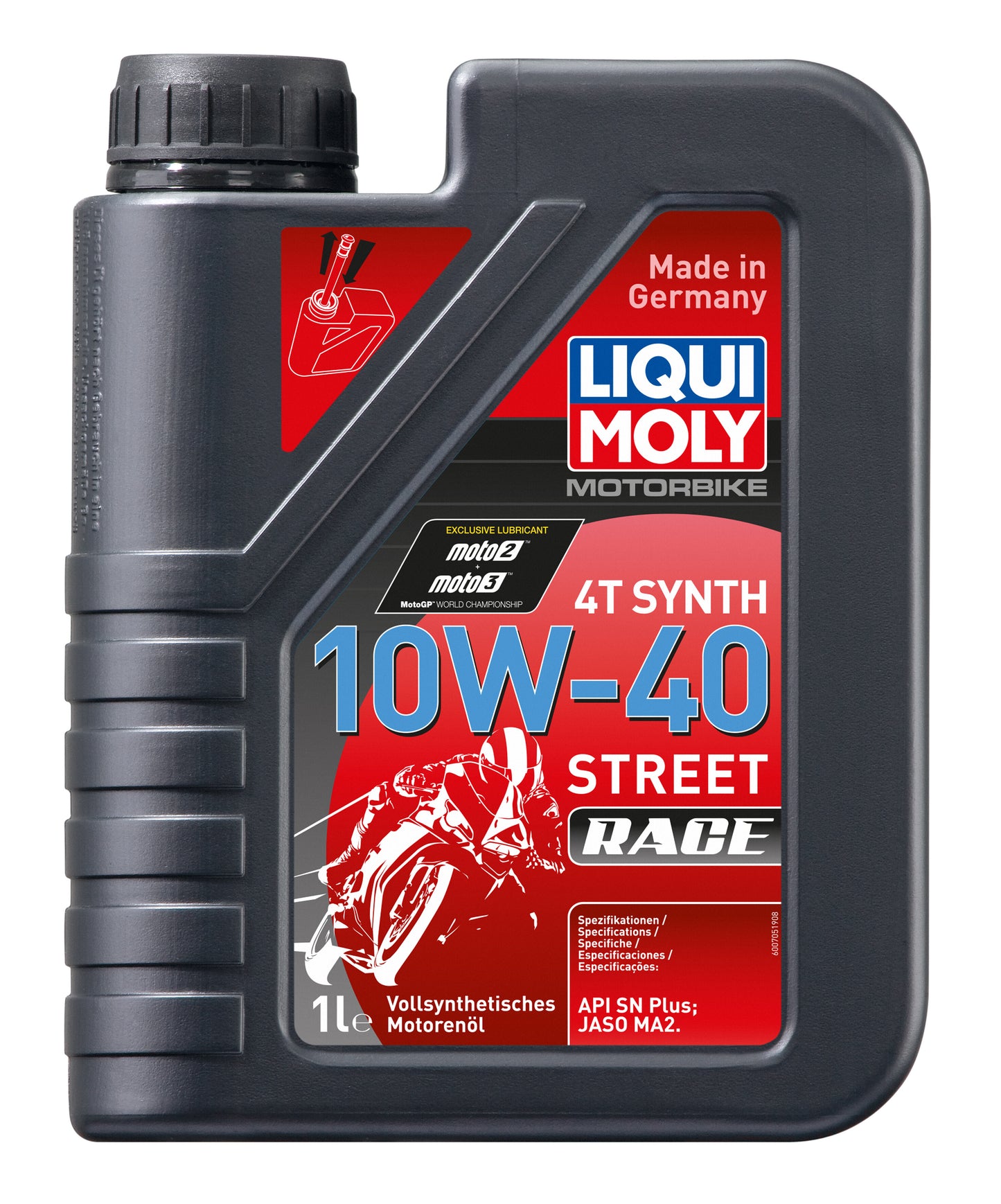 Liqui Moly 4T Synth Motorbike 10W40 Street Race 1L - 20753 Liqui Moly