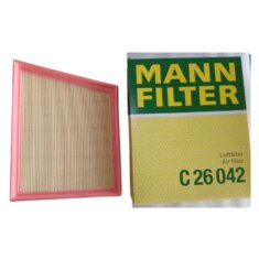 Jaguar F-Pace (X761), XE (X760), XF II (X260), Land Rover Range Rover Velar (L560), Range Rover Sport II (L494) - Air Filter C 26 042 - Mann