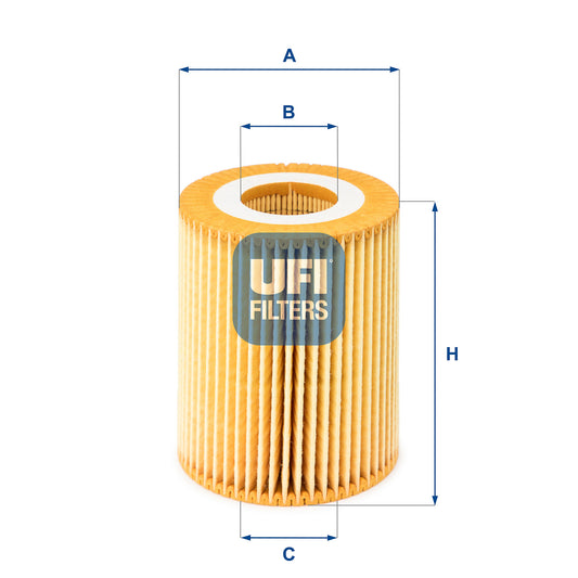 Mercedes ML, GL 280, 300, 320, 350 Diesel Oil Filter 2506900 - UFI