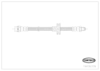 BMW X5 E53 Front - Corteco Brake Pipe - 19036339