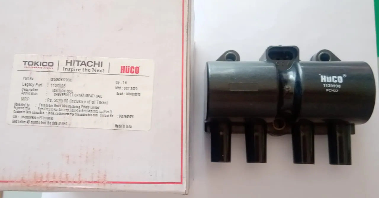 Chevrolet Beat, Spark, Sail, Optra Ignition Coil - Hitachi