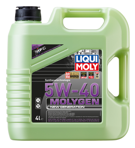 Liqui Moly Molygen 5W-40 4 Litres - 8578 Liqui Moly