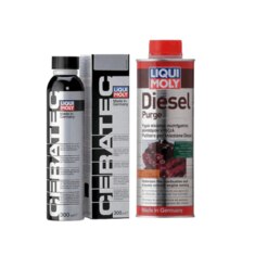 Liqui Moly Ceratec 21681 300 ml + Liqui Moly Diesel Purge 1811 500 ml Additives Combo - Liqui Moly