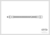 Mercedes Front - Corteco Brake Pipe - 19018156