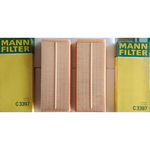 Mercedes E Class W212, M Class W166, S Class W221, W222 63 AMG - Air Filter Set of 2 - C 3397 - Mann